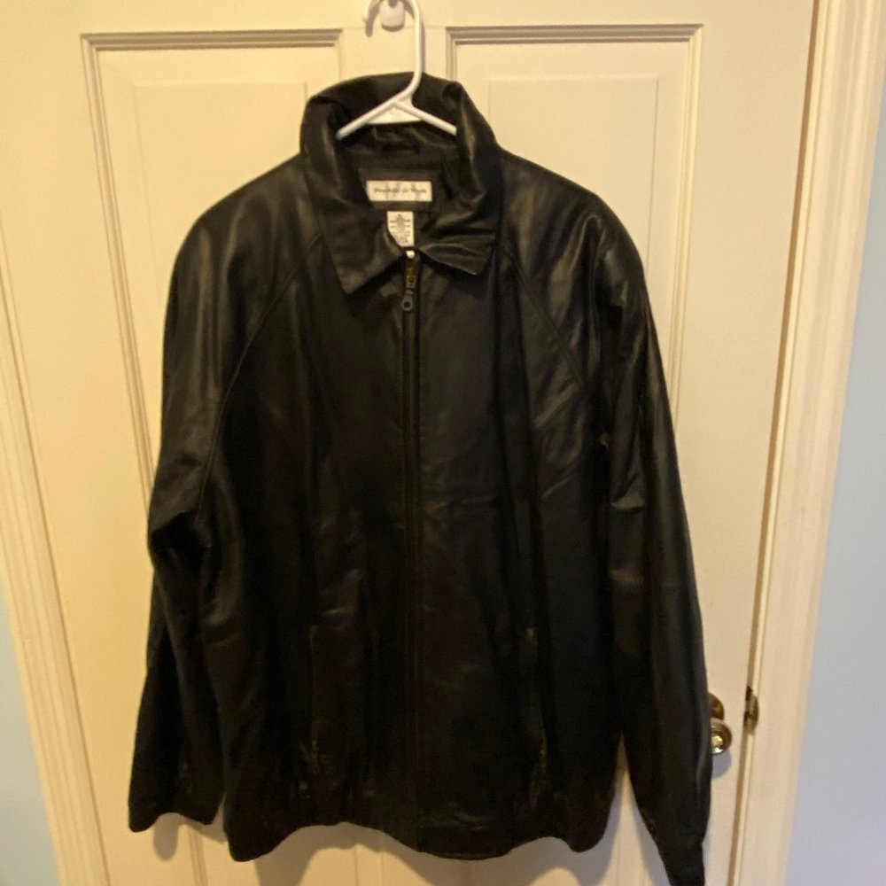 Preston & York Leather Jacket SIZE XL